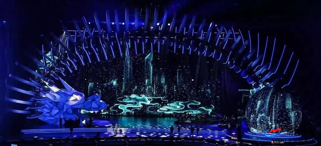 2019四大衛(wèi)視跨年晚會大竟?fàn)帲琹ed屏＋黑技術(shù)挑起舞美大梁